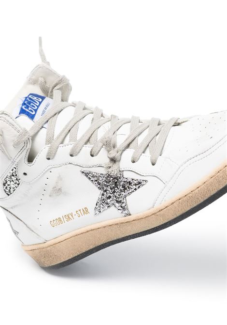 sky star nappa upper with serigraph glitter star and ankle GOLDEN GOOSE GOLDEN GOOSE | GWF00230F00219280185